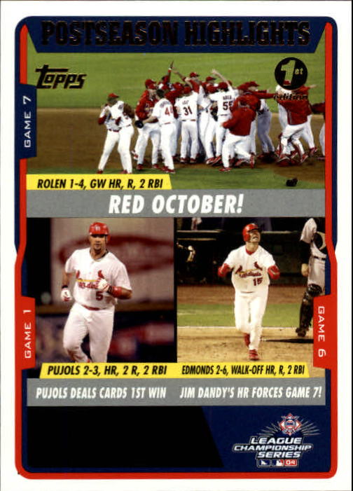 2005 Topps 1st Edition Baseball Card Pick (Inserts) 268-692 - Picture 116 of 405