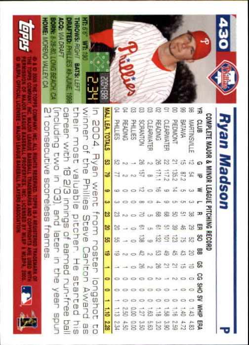 2005 Topps 1st Edition Baseball Card Pick (Inserts) 268-692 - Picture 185 of 405