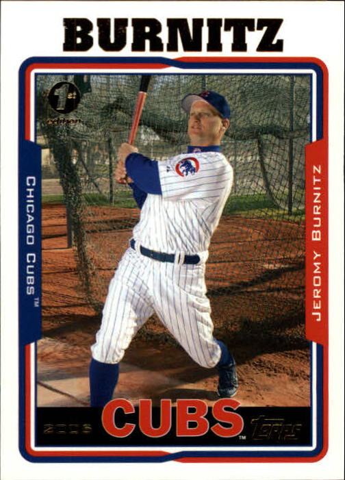 2005 Topps 1st Edition Chicago Cubs Baseball Card #503 Jeromy ...