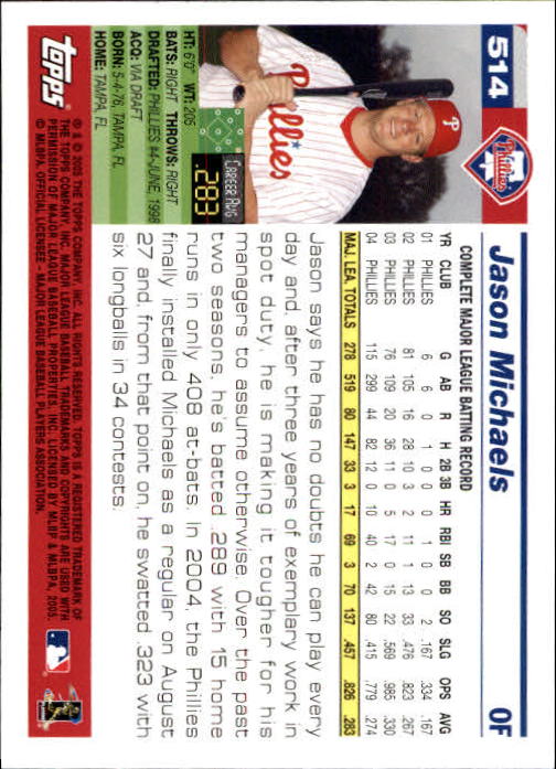 2005 Topps 1st Edition Baseball Card Pick (Inserts) 268-692 - Picture 261 of 405