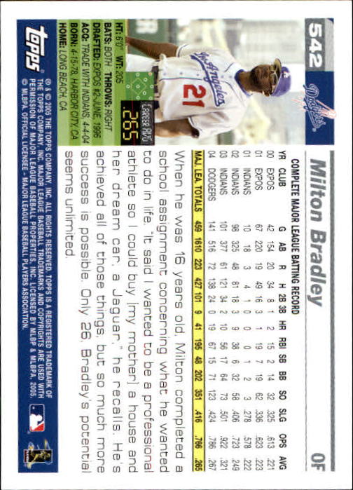 2005 Topps 1st Edition Baseball Card Pick (Inserts) 268-692 - Picture 289 of 405
