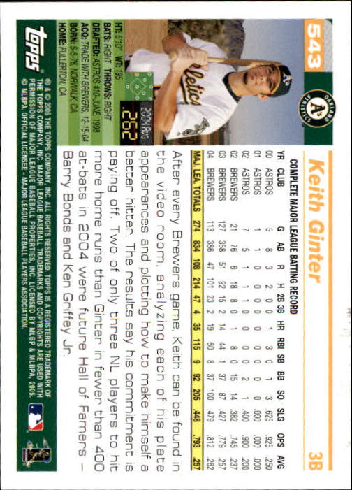 2005 Topps 1st Edition Baseball Card Pick (Inserts) 268-692 - Picture 291 of 405