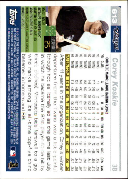 2005 Topps 1st Edition Baseball Card Pick (Inserts) 268-692 - Picture 347 of 405