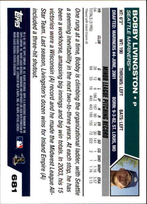 2005 Topps 1st Edition Baseball Card Pick (Inserts) 268-692 - Picture 403 of 405