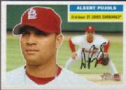 2005 Topps Heritage #31A Albert Pujols Red Hat SP