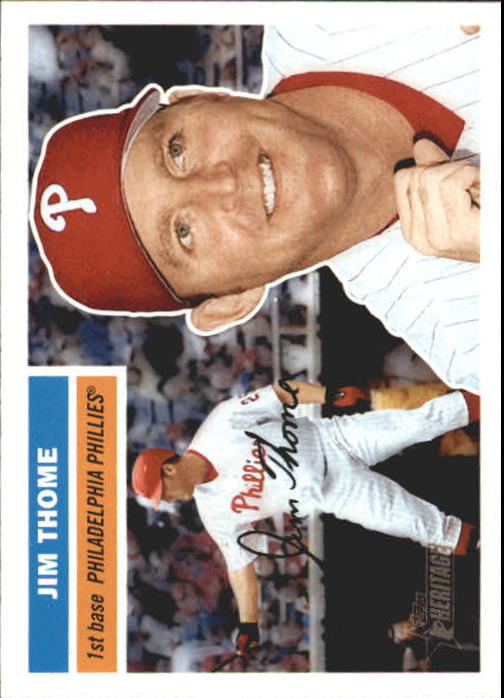 2005 Topps Heritage #50A Jim Thome At Bat