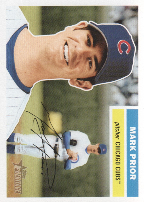 2005 Topps Heritage #69A M.Prior New C on Cap