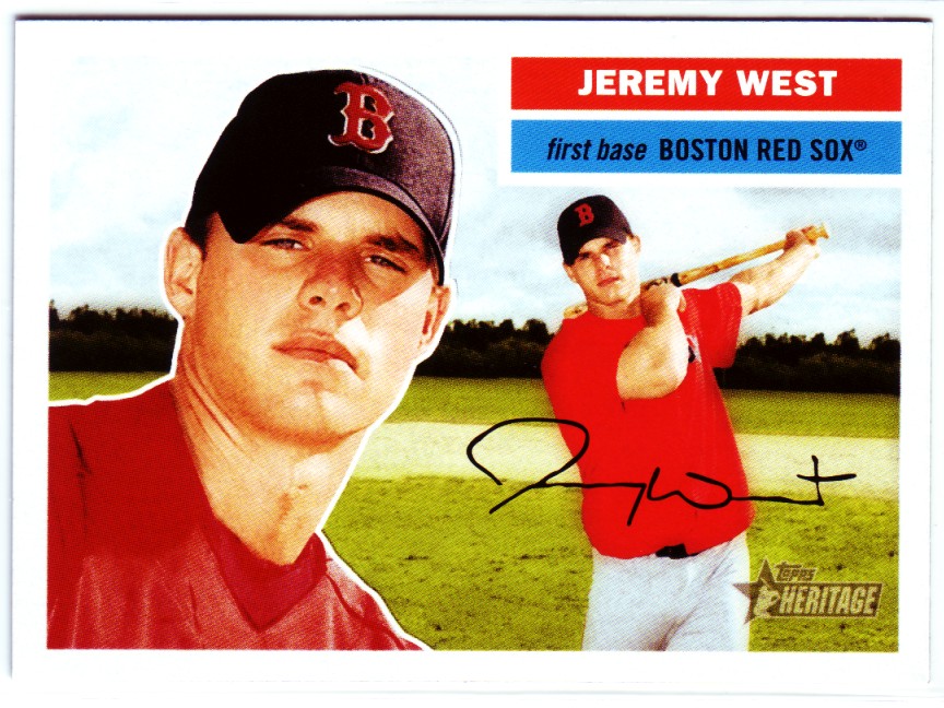 2005 Topps Heritage #283 Jeremy West RC