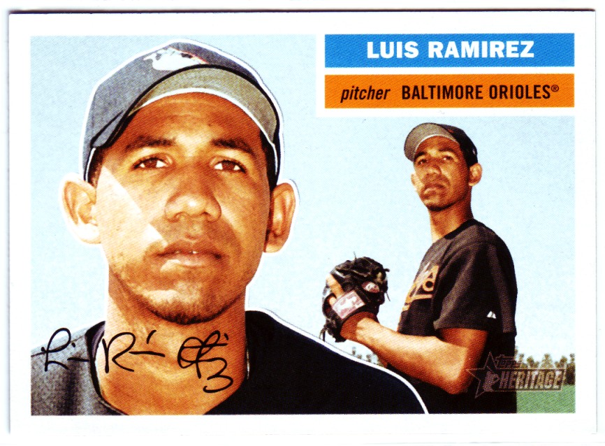 2005 Topps Heritage #370 Luis Ramirez RC