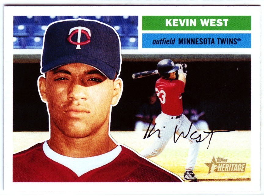 2005 Topps Heritage #396 Kevin West RC