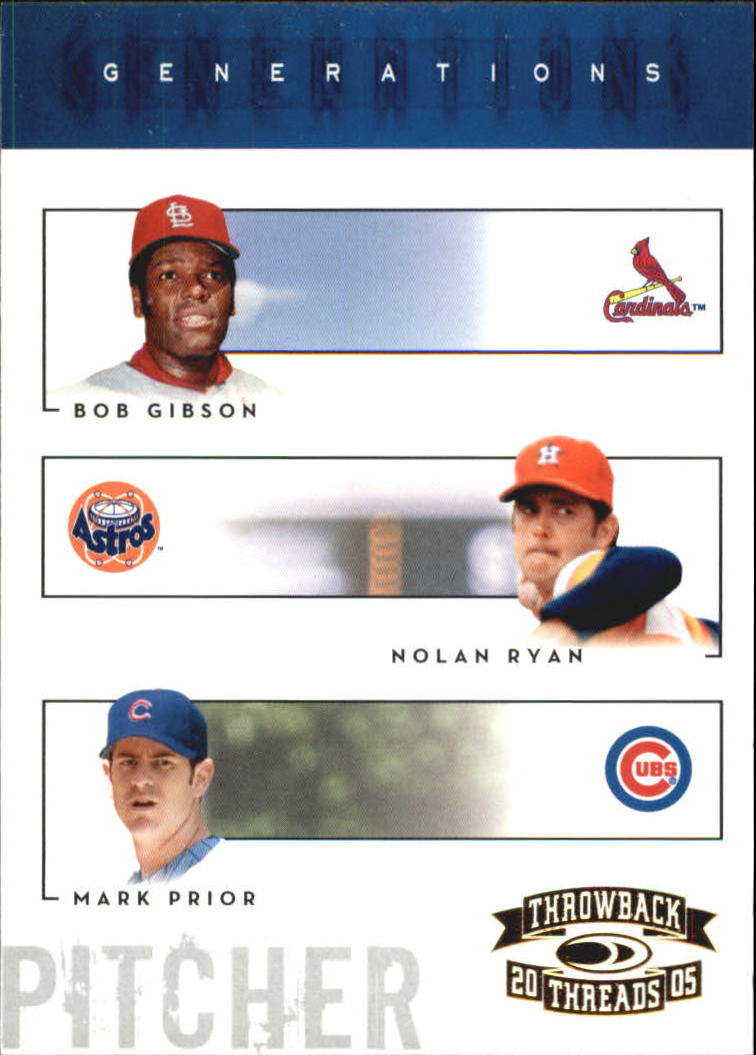 2005 Throwback Threads Generations #25 Gibson/Ryan/Prior