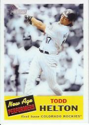 2005 Topps Heritage New Age Performers #11 Todd Helton