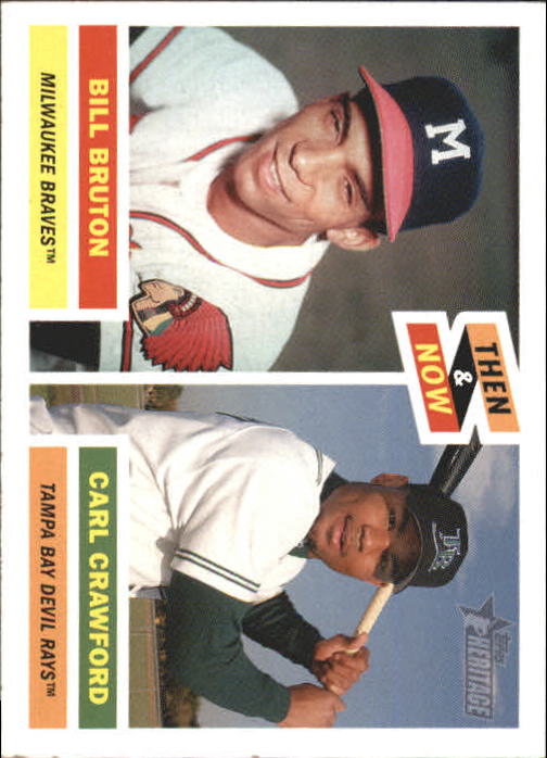 2005 Topps Heritage Then and Now #TN9 B.Bruton/C.Crawford