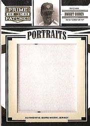 2005 Prime Patches Portraits Jumbo Swatch #26 Dwight Gooden/424