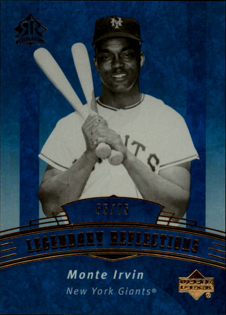 2005 Reflections Blue #155 Monte Irvin LGD