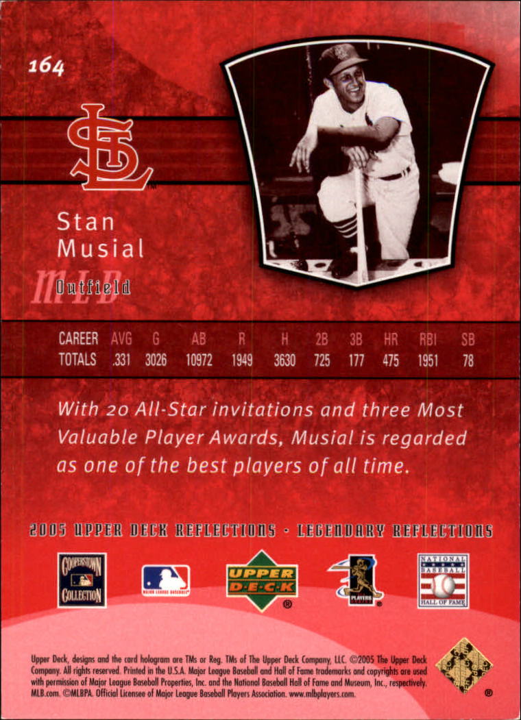 2005 Reflections Red #164  Stan Musial LGD