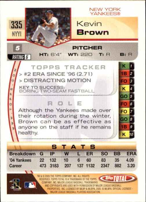 B1609- 2005 Topps Total BB Cards 282-554 +Rookies -You Pick- 15+ FREE US SHIP - Picture 81 of 439