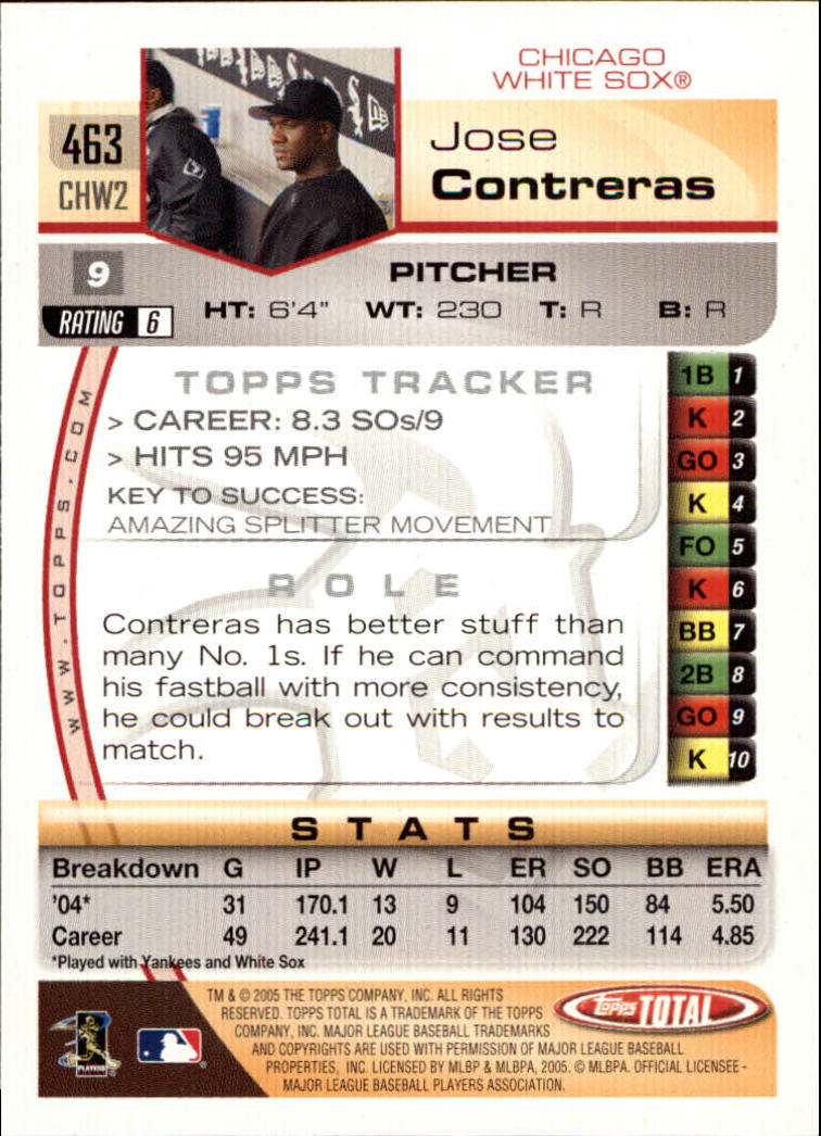 B1609- 2005 Topps Total BB Cards 282-554 +Rookies -You Pick- 15+ FREE US SHIP - Picture 299 of 439
