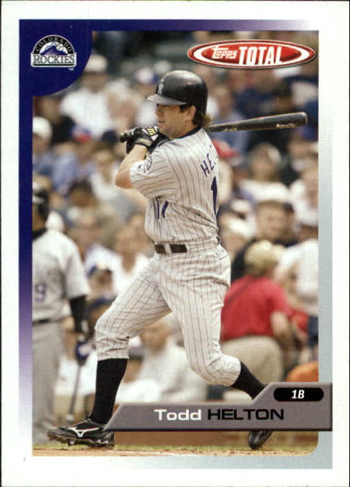 2005 Topps Total #520 Todd Helton - NM-MT - Wonder Water Sports