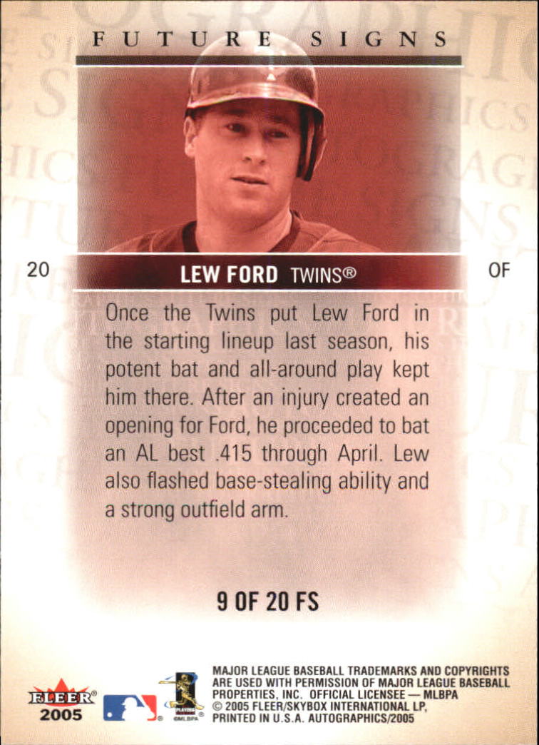 2005 SkyBox Autographics Future Signs Baseball YOU PICK - Picture 17 of 33