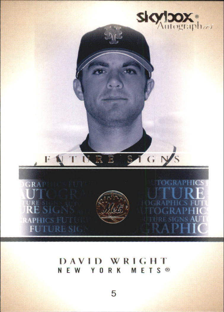 2005 SkyBox Autographics Future Signs #17 David Wright