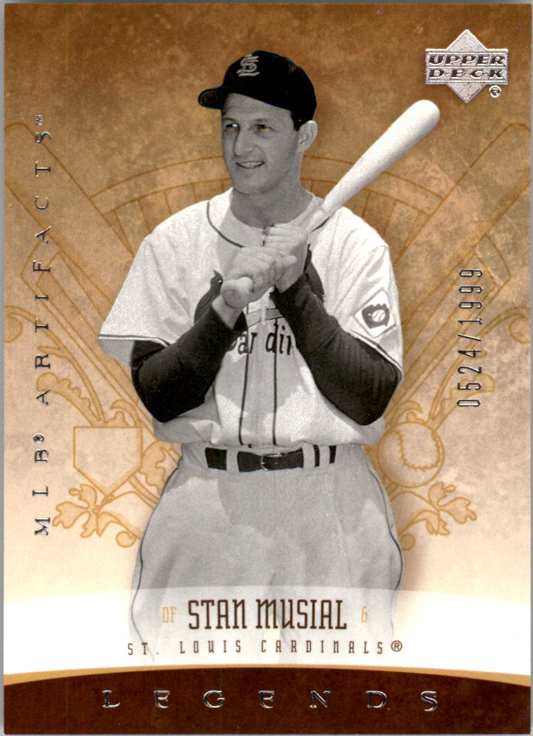 2005 Artifacts #190 Stan Musial LGD back image