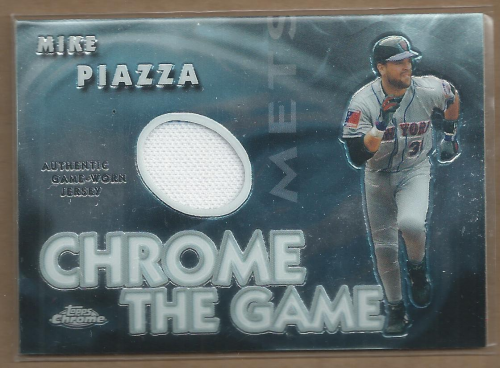 2005 Topps Chrome the Game Relics #MPI Mike Piazza Jsy B