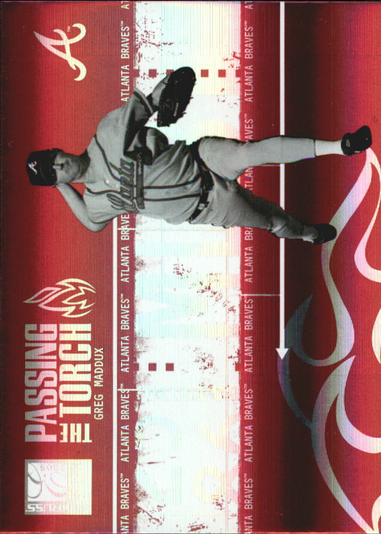 2005 Donruss Elite Passing the Torch Red #15 Greg Maddux
