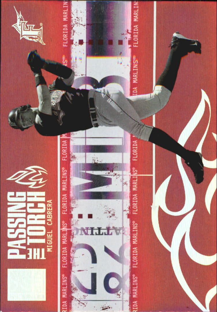 2005 Donruss Elite Passing the Torch Red #22 Miguel Cabrera