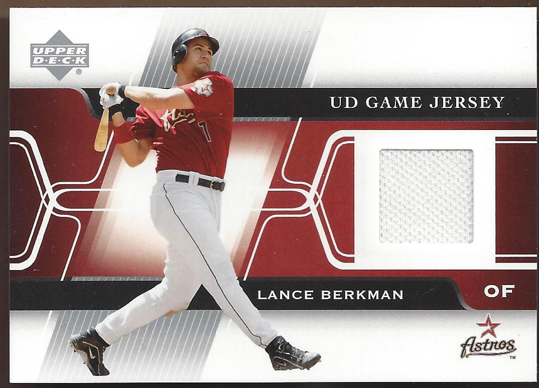 2005 Upper Deck Game Jersey #LB Lance Berkman