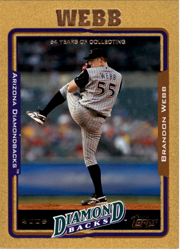 2005 Topps Gold #46 Brandon Webb