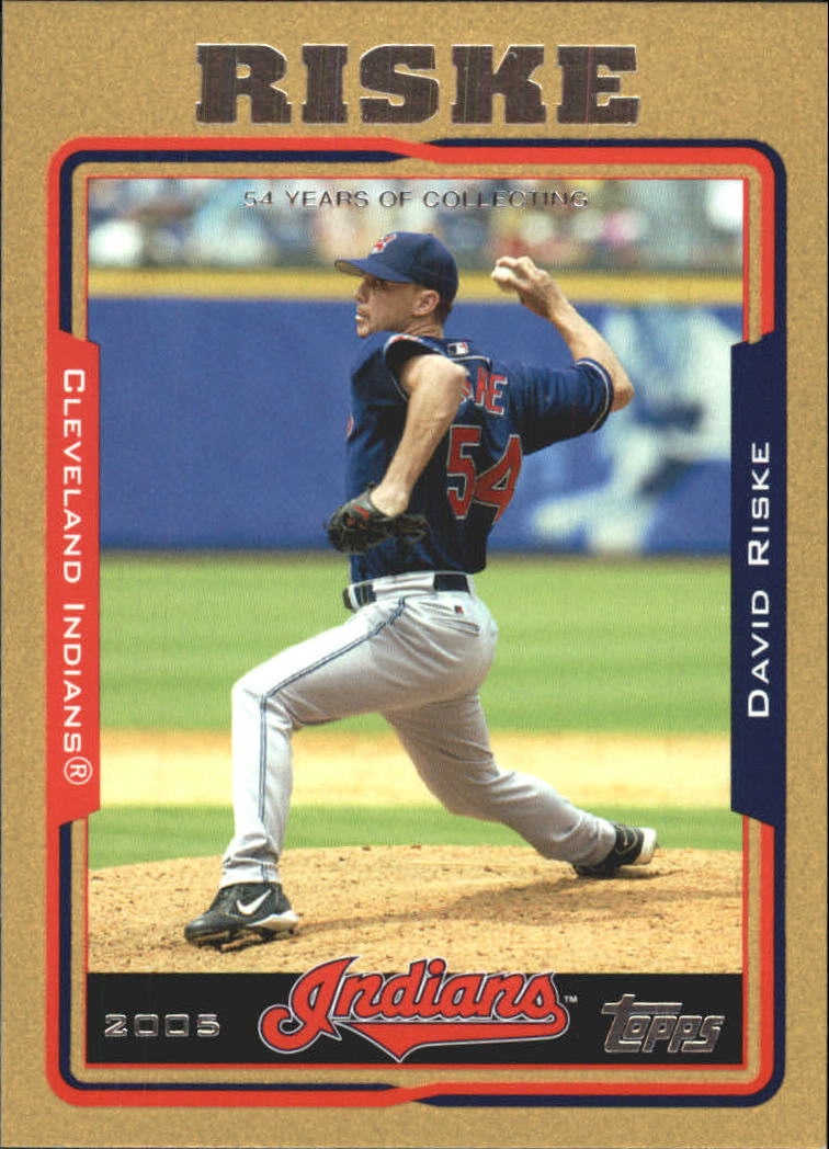 2005 Topps Gold #218 David Riske