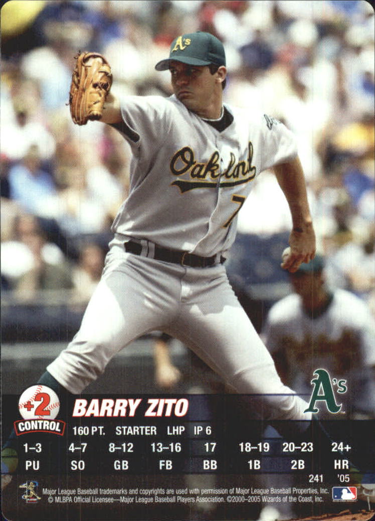 2005 MLB Showdown #241 Barry Zito