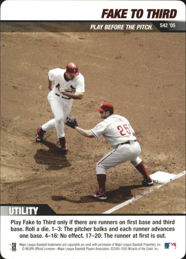 2005 MLB Showdown Strategy #S42 Fake to Third/J.Thome