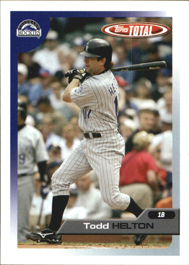 2005 Topps Total Team Checklists #9 Todd Helton