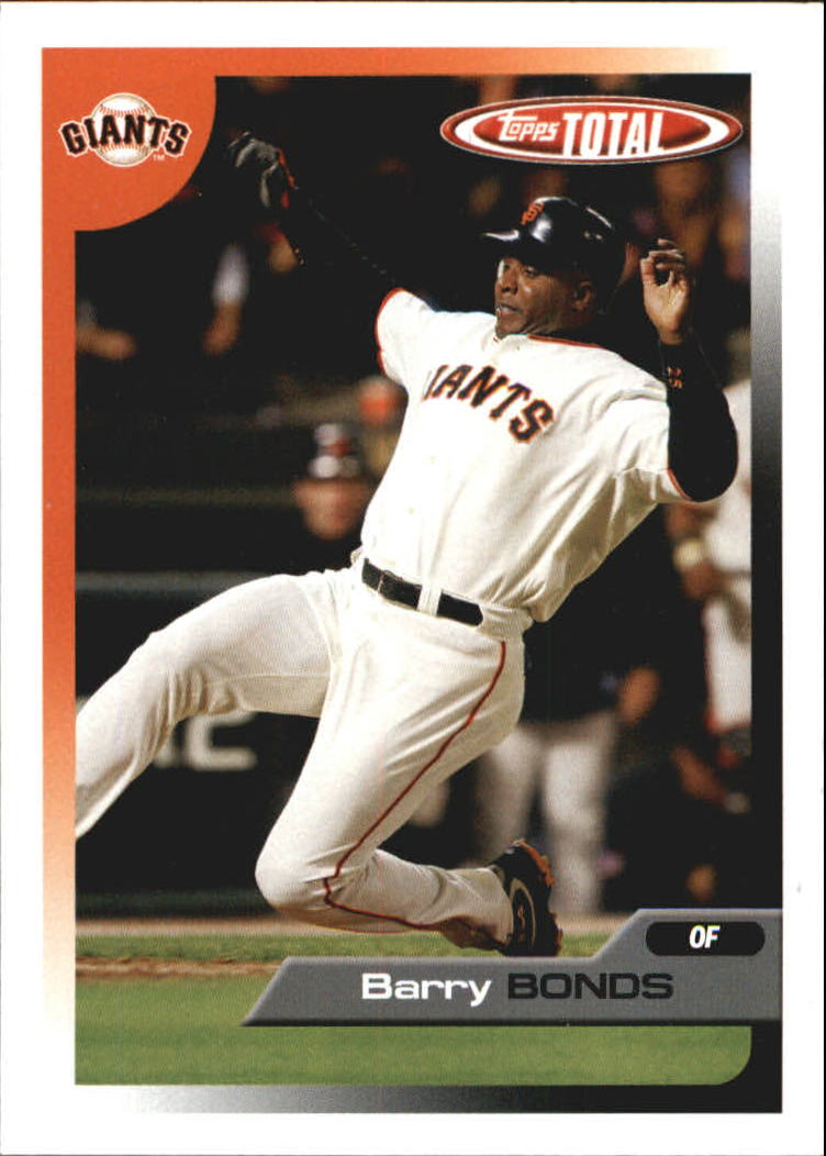 2005 Topps Total Team Checklists #24 Barry Bonds