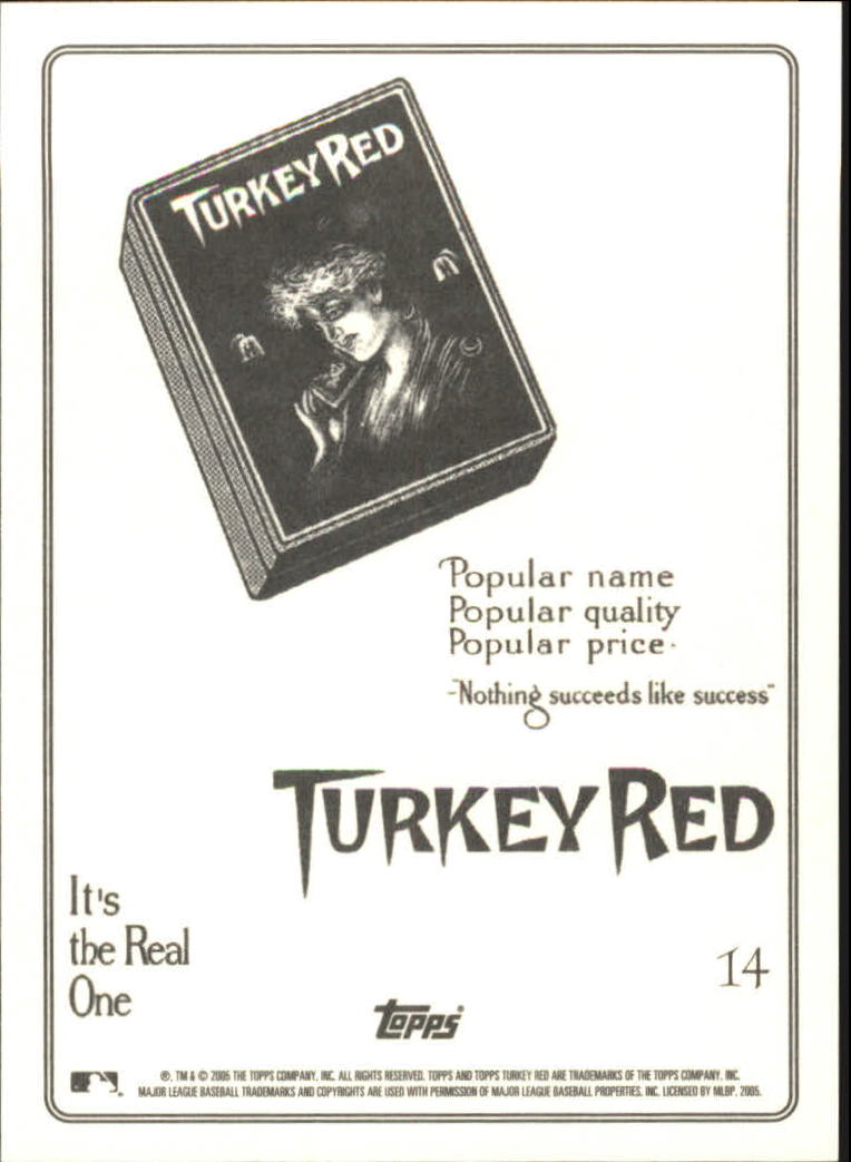 2005 Topps Turkey Red #14 Red Dooin REP back image