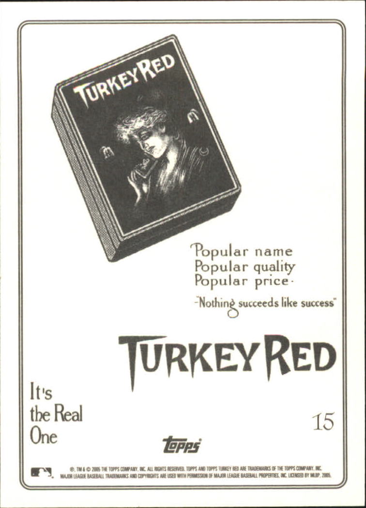 2005 Topps Turkey Red #15 Kid Elberfeld REP back image