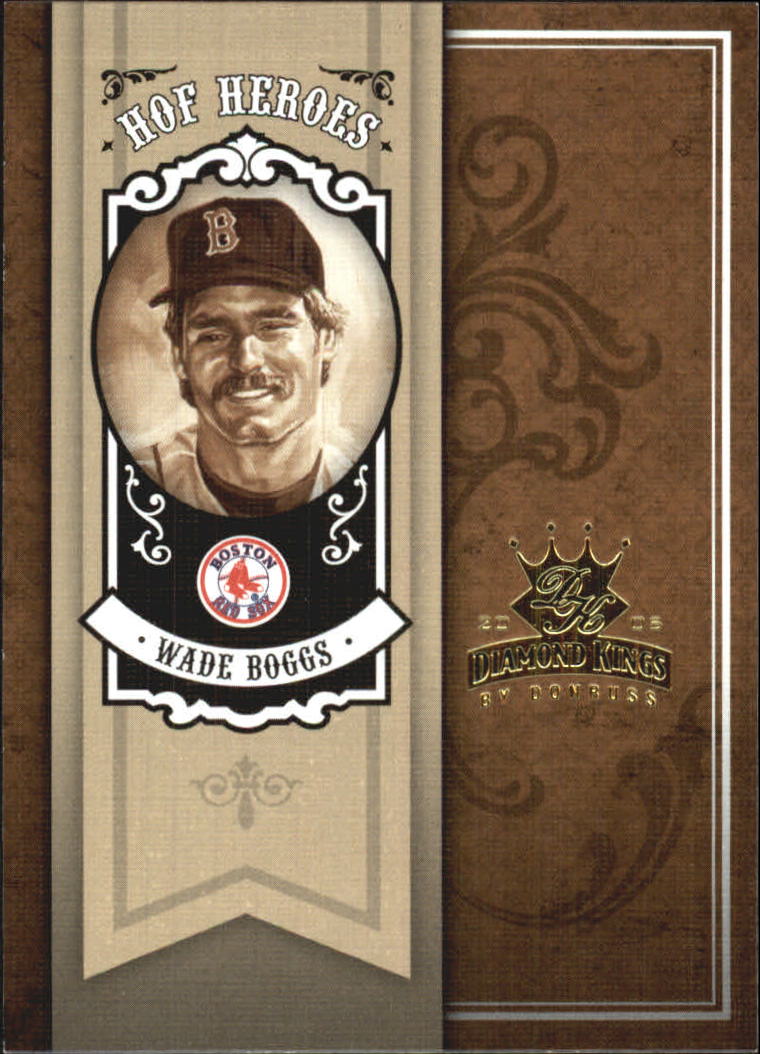 2005 Diamond Kings HOF Heroes #HH94 Wade Boggs Sox