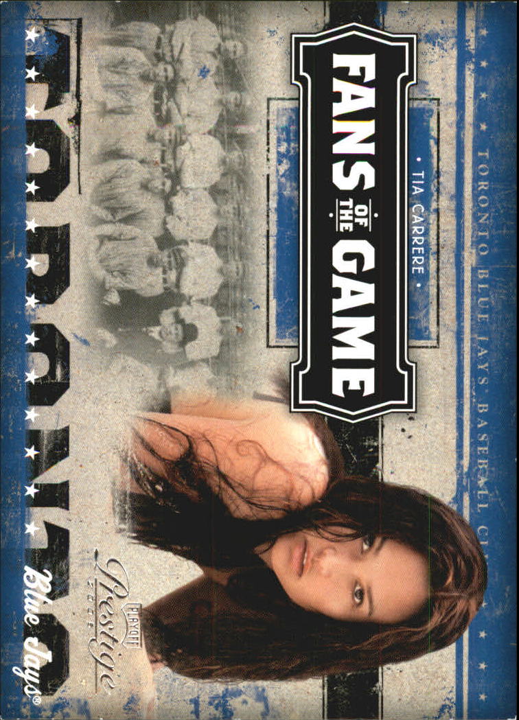 2005 Playoff Prestige Fans of the Game #2 Tia Carrere