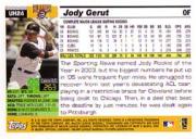 2005 Topps Update #24 Jody Gerut back image