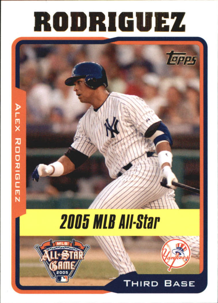 2005 Topps Update #176 Alex Rodriguez AS