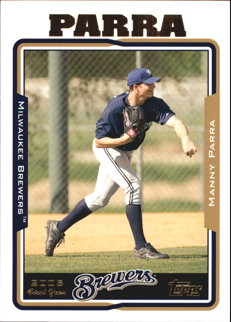 2005 Topps Update #303 Manny Parra FY RC