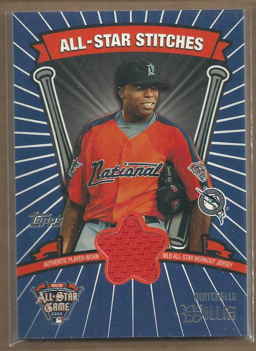 2005 Topps Update All-Star Stitches #DW Dontrelle Willis F