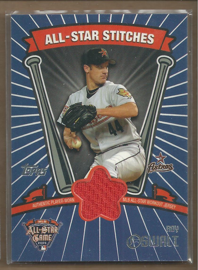 2005 Topps Update All-Star Stitches #RO Roy Oswalt A