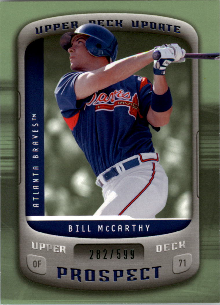 2005 Upper Deck Update #104 Bill McCarthy PR RC