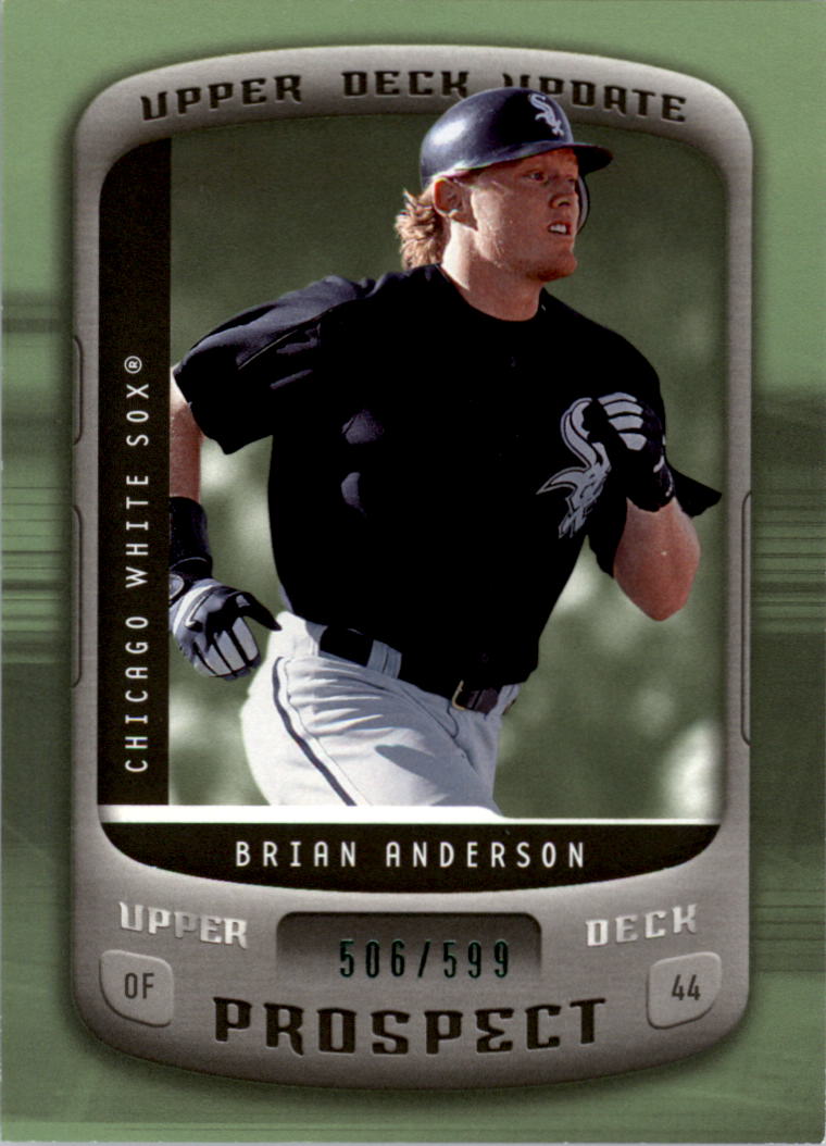 2005 Upper Deck Update #116 Brian Anderson PR RC