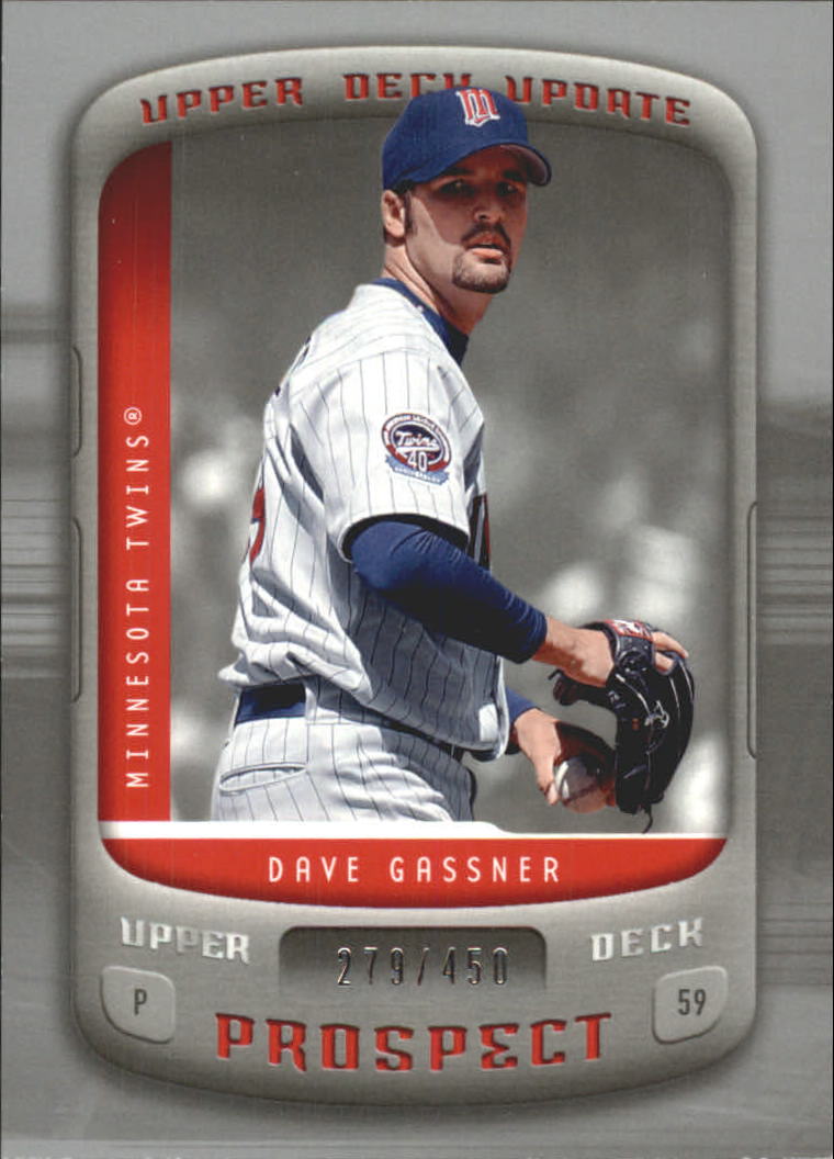 2005 Upper Deck Update Silver #115 Dave Gassner PR