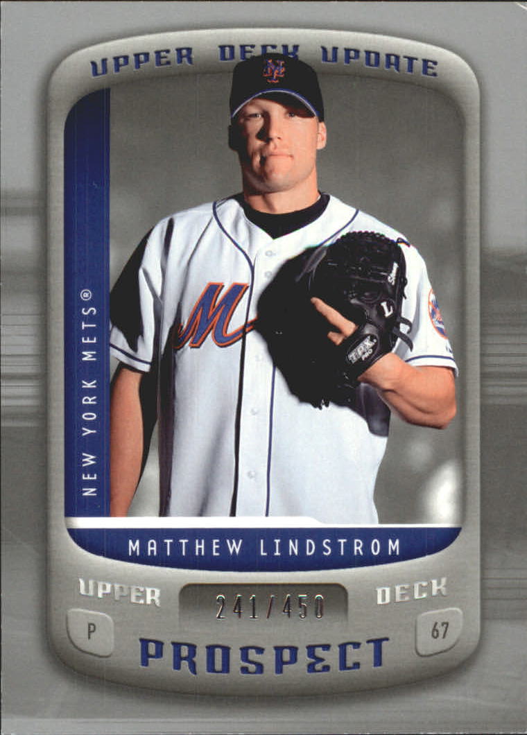 2005 Upper Deck Update Silver #144 Matthew Lindstrom PR