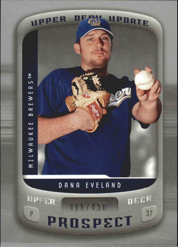 2005 Upper Deck Update Silver #174 Dana Eveland PR